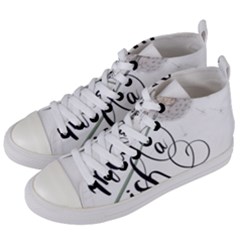 Make A Wish Women s Mid-top Canvas Sneakers by digitalparadise