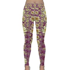 Lotus Flowers In Nature Will Always Bloom For Their Rare Beauty Classic Yoga Leggings by pepitasart