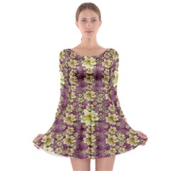 Lotus Flowers In Nature Will Always Bloom For Their Rare Beauty Long Sleeve Skater Dress by pepitasart