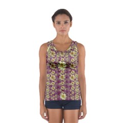 Lotus Flowers In Nature Will Always Bloom For Their Rare Beauty Sport Tank Top  by pepitasart