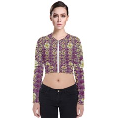 Lotus Flowers In Nature Will Always Bloom For Their Rare Beauty Long Sleeve Zip Up Bomber Jacket by pepitasart