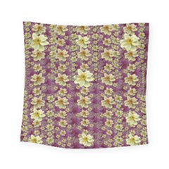 Lotus Flowers In Nature Will Always Bloom For Their Rare Beauty Square Tapestry (small)