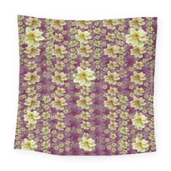 Lotus Flowers In Nature Will Always Bloom For Their Rare Beauty Square Tapestry (large)