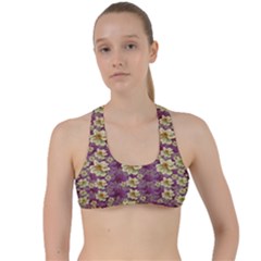 Lotus Flowers In Nature Will Always Bloom For Their Rare Beauty Criss Cross Racerback Sports Bra by pepitasart