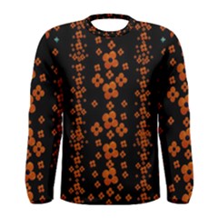 Oil Painted Bloom Brighten Up In The Night Men s Long Sleeve Tee