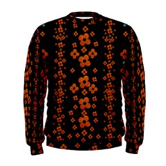 Oil Painted Bloom Brighten Up In The Night Men s Sweatshirt