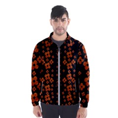 Oil Painted Bloom Brighten Up In The Night Men s Windbreaker