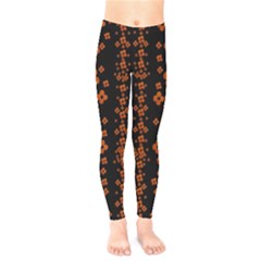 Oil Painted Bloom Brighten Up In The Night Kids  Leggings by pepitasart