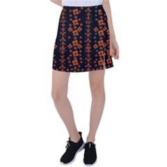 Oil Painted Bloom Brighten Up In The Night Tennis Skirt by pepitasart