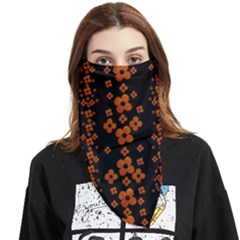 Oil Painted Bloom Brighten Up In The Night Face Covering Bandana (triangle) by pepitasart