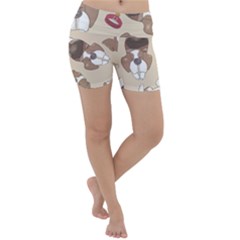 Beagle Satin Short Sleeve Pajamas Set Lightweight Velour Yoga Shorts