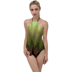 Zig Zag Chevron Classic Pattern Go With The Flow One Piece Swimsuit by Celenk