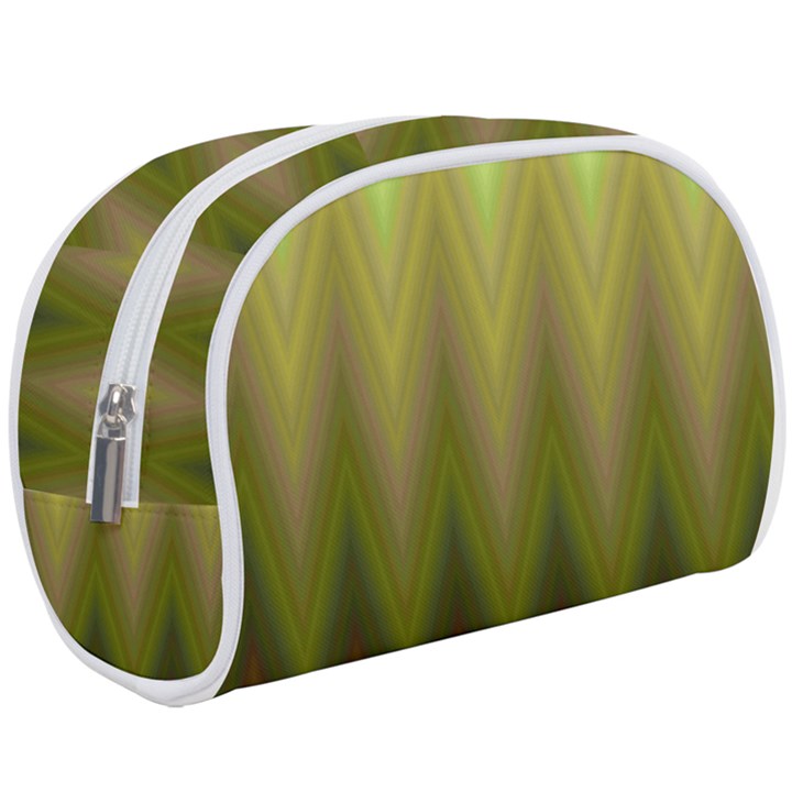 Zig Zag Chevron Classic Pattern Make Up Case (Large)