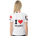 I love mary V-Neck Sport Mesh Tee View2