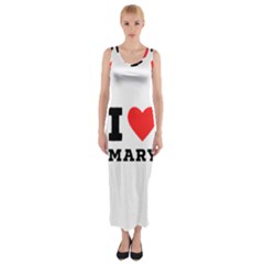 I Love Mary Fitted Maxi Dress by ilovewhateva