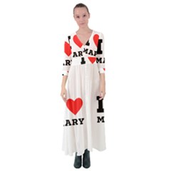 I Love Mary Button Up Maxi Dress by ilovewhateva