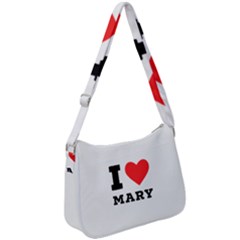 I Love Mary Zip Up Shoulder Bag