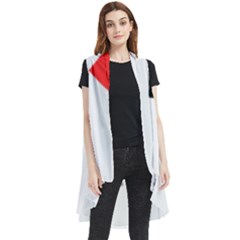 I Love Mary Sleeveless Chiffon Waistcoat Shirt