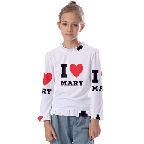 I Love Mary Kids  Frill Detail Tee by ilovewhateva