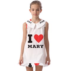 I Love Mary Kids  Pilgrim Collar Ruffle Hem Dress by ilovewhateva