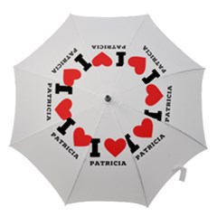 I Love Patricia Hook Handle Umbrellas (small) by ilovewhateva