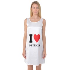 I Love Patricia Sleeveless Satin Nightdress