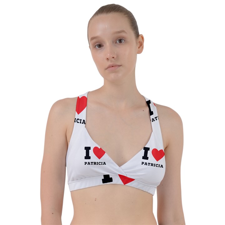 I love patricia Sweetheart Sports Bra