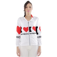 I Love Patricia Women s Windbreaker