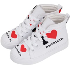 I Love Patricia Kids  Hi-top Skate Sneakers