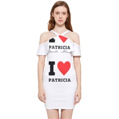 I Love Patricia Shoulder Frill Bodycon Summer Dress by ilovewhateva