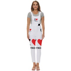 I Love Patricia Women s Pinafore Overalls Jumpsuit by ilovewhateva