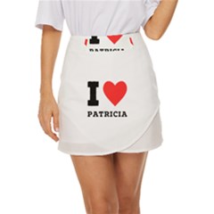 I Love Patricia Mini Front Wrap Skirt