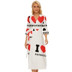 I Love Patricia Midsummer Wrap Dress by ilovewhateva