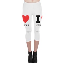 I Love Jennifer  Capri Leggings  by ilovewhateva