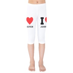 I Love Jennifer  Kids  Capri Leggings 