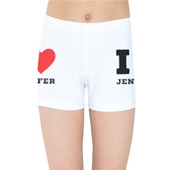 I Love Jennifer  Kids  Sports Shorts