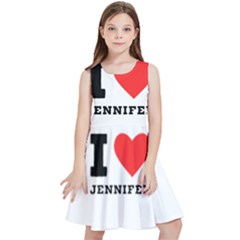 I Love Jennifer  Kids  Skater Dress by ilovewhateva