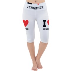 I Love Jennifer  Lightweight Velour Cropped Yoga Leggings