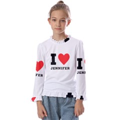 I Love Jennifer  Kids  Frill Detail Tee