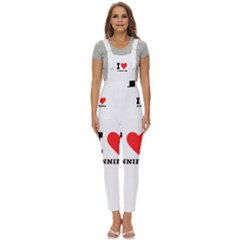 I Love Jennifer  Women s Pinafore Overalls Jumpsuit