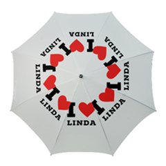 I Love Linda  Golf Umbrellas by ilovewhateva