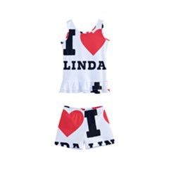 I Love Linda  Kids  Boyleg Swimsuit by ilovewhateva