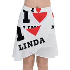 I Love Linda  Chiffon Wrap Front Skirt by ilovewhateva