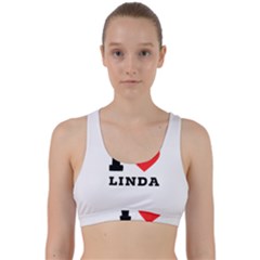 I Love Linda  Back Weave Sports Bra by ilovewhateva