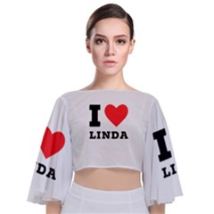 I Love Linda  Tie Back Butterfly Sleeve Chiffon Top by ilovewhateva