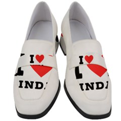 I Love Linda  Women s Chunky Heel Loafers by ilovewhateva