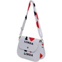 I love Linda  Saddle Handbag View2