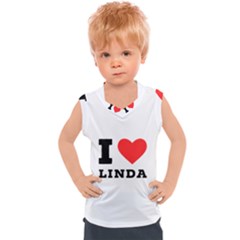 I Love Linda  Kids  Sport Tank Top