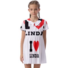 I Love Linda  Kids  Asymmetric Collar Dress by ilovewhateva