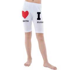 I Love Elizabeth  Kids  Mid Length Swim Shorts by ilovewhateva